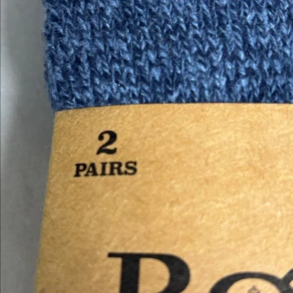 New Born Socks 2 Pair Men’s Blue Super Soft Boot Socks Casual Activewear Classic - Picture 8 of 13